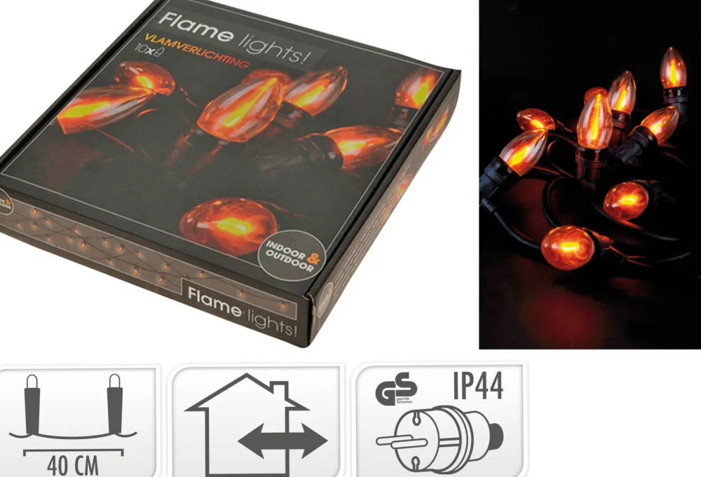 Online W Vlamverlichting (10 Led)
