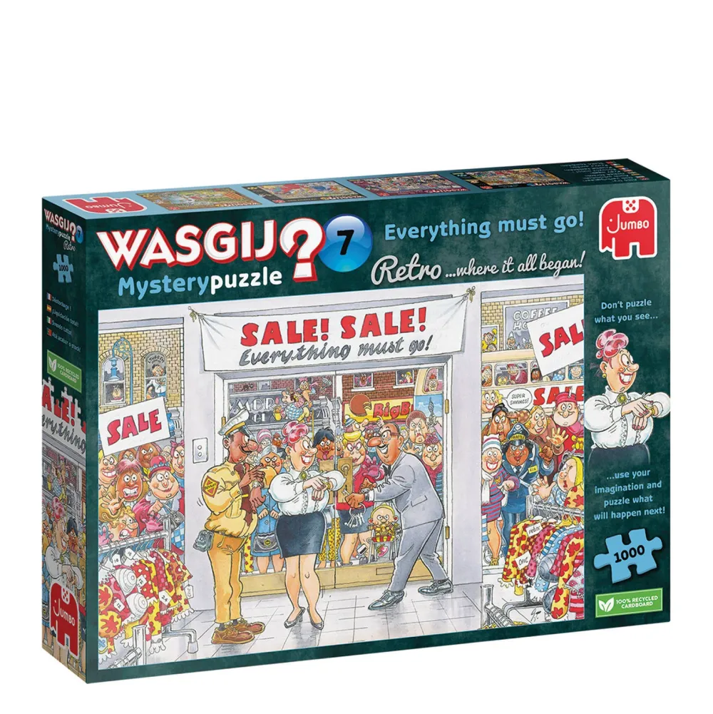 Wasgij Retro Mystery 7 - Uitverkoop! Legpuzzel 1000 Stukjes