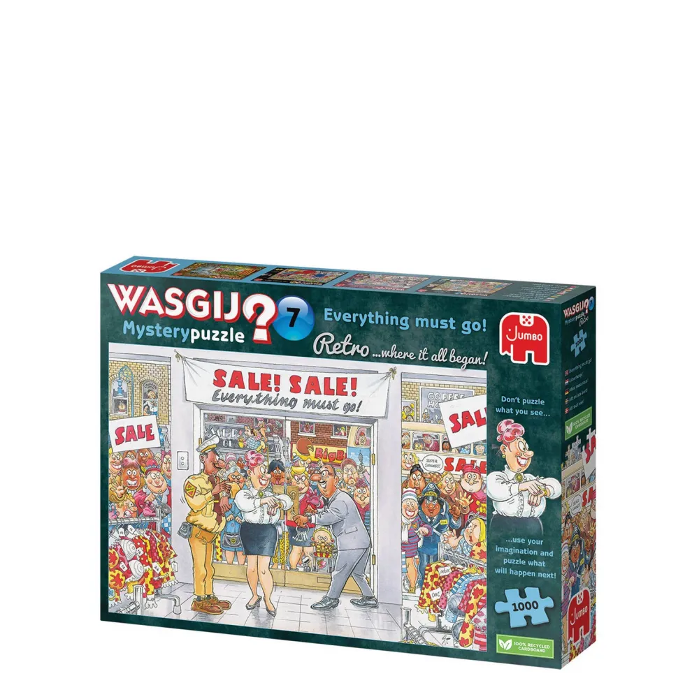 Wasgij Retro Mystery 7 - Uitverkoop! Legpuzzel 1000 Stukjes