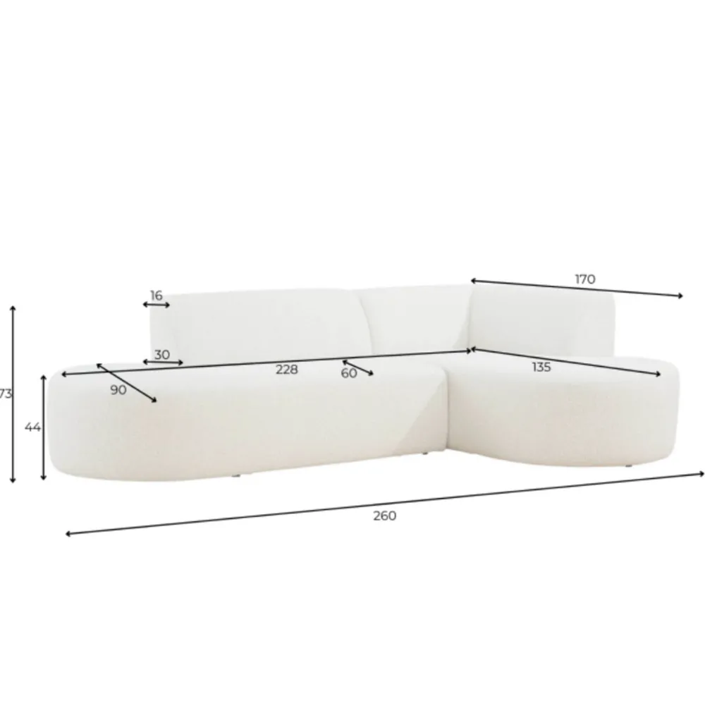 Sale Wehkamp Home Hoekbank Rechts Arles