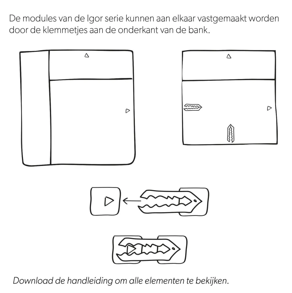 New Wehkamp Home Igor Modulair Bankelement (1-Zits)
