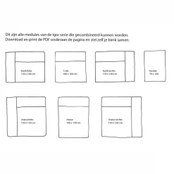 Clearance Wehkamp Home Igor Modulair Bankelement (Hoek Links)