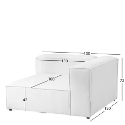 Wehkamp Home Igor Modulair Bankelement (Chaise Rechts)