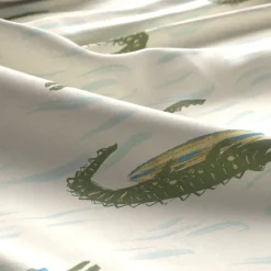 Outlet Wehkamp Home Katoenen Dekbedovertrek 1 Persoons Surfin Croco (140X200 Cm)