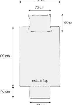 Sale Wehkamp Home Katoenen Dekbedovertrek 1 Persoons (140X200 Cm)