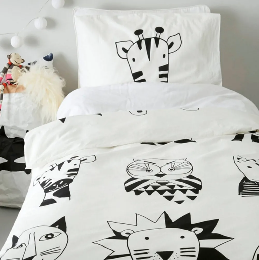 Clearance Wehkamp Home Katoenen Dekbedovertrek 1 Persoons Beasty (140X200 Cm)