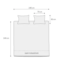 Clearance Wehkamp Home Katoenen Dekbedovertrek Lits-Jumeaux (240X220 Cm)