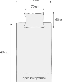 Sale Wehkamp Home Katoenen Dekbedovertrek 1 Persoons (140X220 Cm)