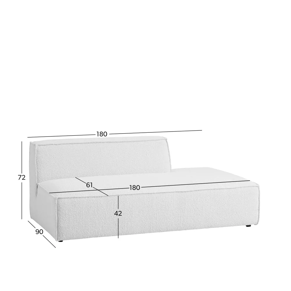 Online Wehkamp Home Newton Modulair Bankelement (2-Zits Halve Rug Links)