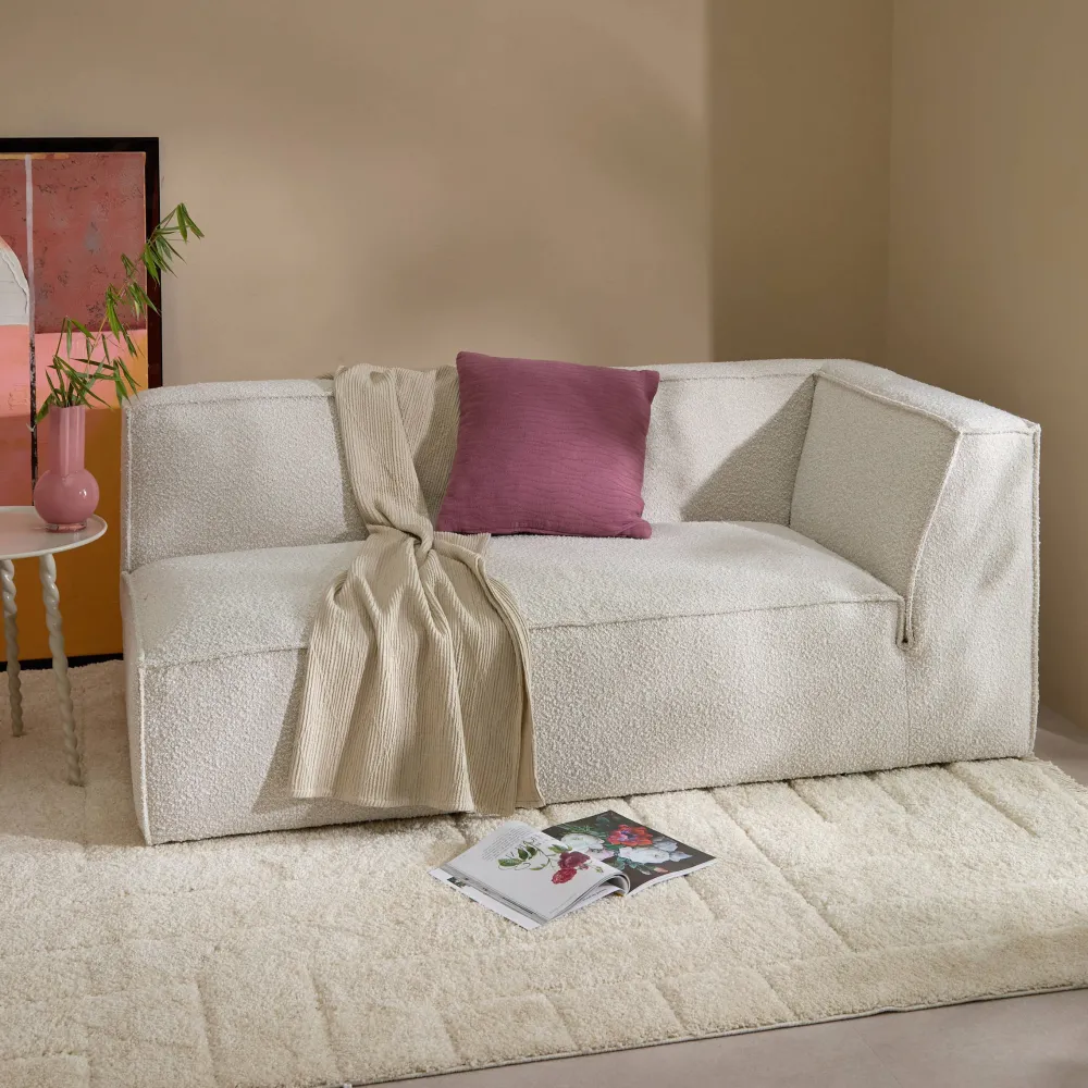 Wehkamp Home Newton Modulair Bankelement (Boucle ) (2-Zits Arm Rechts)