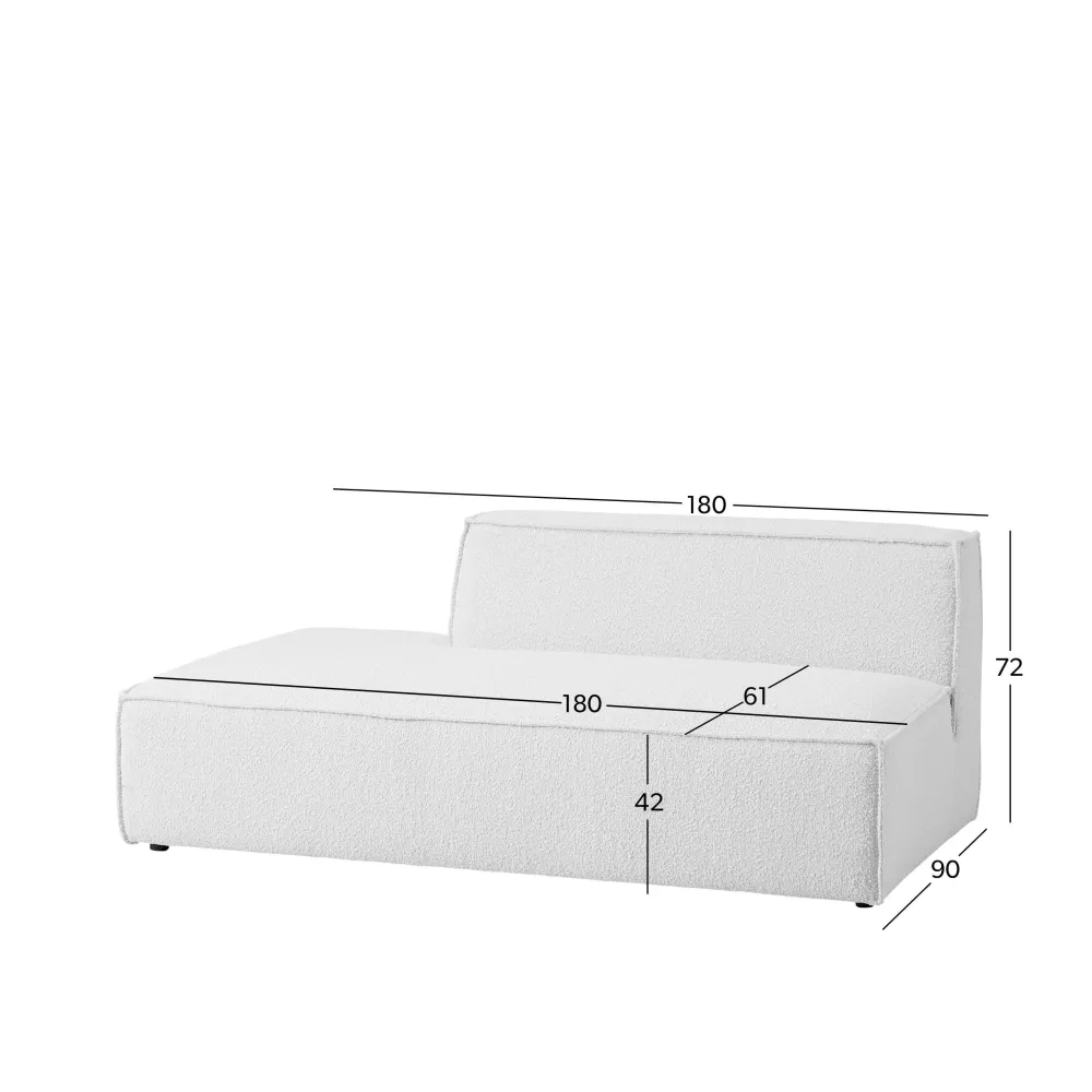 Online Wehkamp Home Newton Modulair Bankelement (2-Zits Halve Rug Rechts)