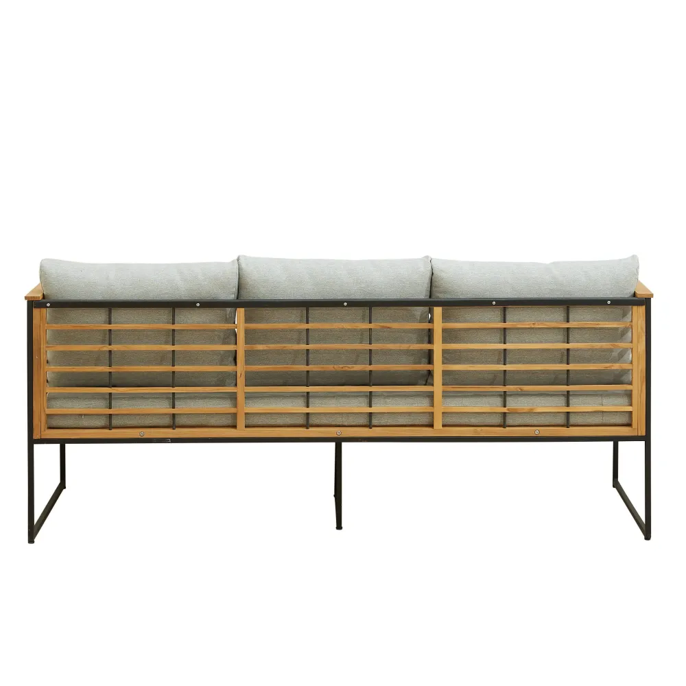 Wehkamp Home Teak 3-Zits Loungebank Leon