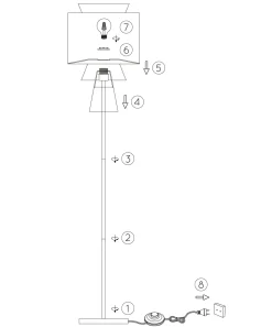 Wehkamp Home Vloerlamp Harvest