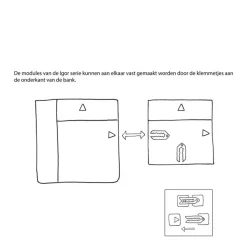 New Wehkamp Home 3-Zitsbank Igor
