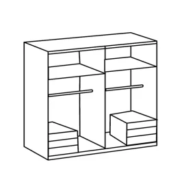 Sale Wimex 4 Deurs Kledingkast James