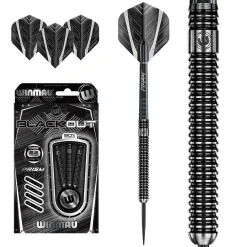 Winmau Blackout Steeltip Dartpijlen 22Gr