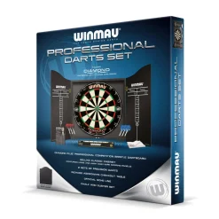 Winmau Pro Diamond Dartset - Kabinet, Dartbord En 2 Dartpijlen