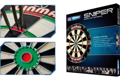 Winmau Sniper Dartset - Dartbord En 6 Dartpijlen
