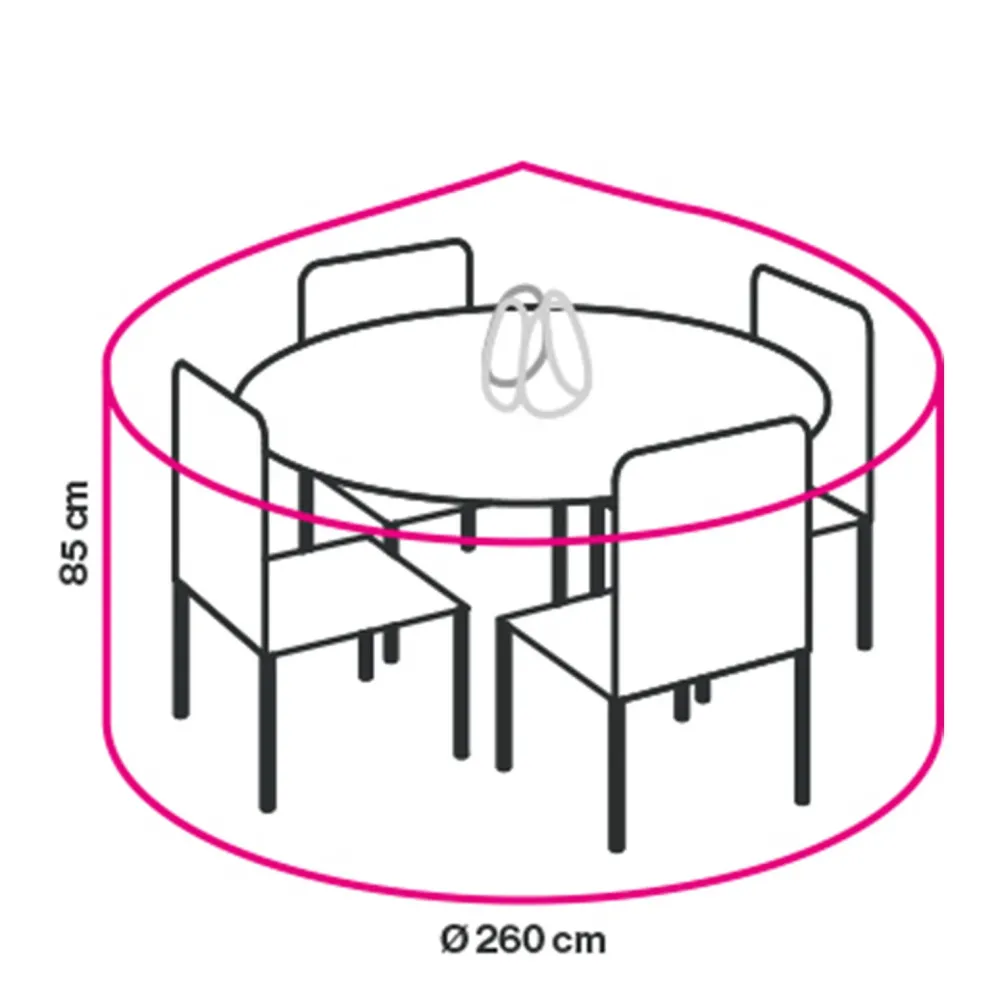 Winza Outdoor Covers Premium Tuinmeubelhoes Tafel Tot O200 Cm