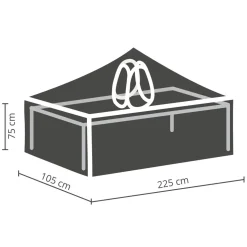 Winza Outdoor Covers Tuinmeubelhoes Tafel Tot 220 Cm + Bobbin