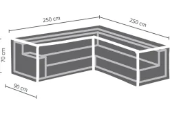 Winza Outdoor Covers Tuinmeubelhoes L-Vorm 250