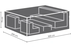 Winza Outdoor Covers Tuinmeubelhoes Set L