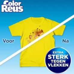 Discount Witte Reus Color Reus Gel - Vloeibaar Wasmiddel - Gekleurde Was - Voordeelverpakking - 6 X 19 Wasbeurten - 114 Wasbeurten