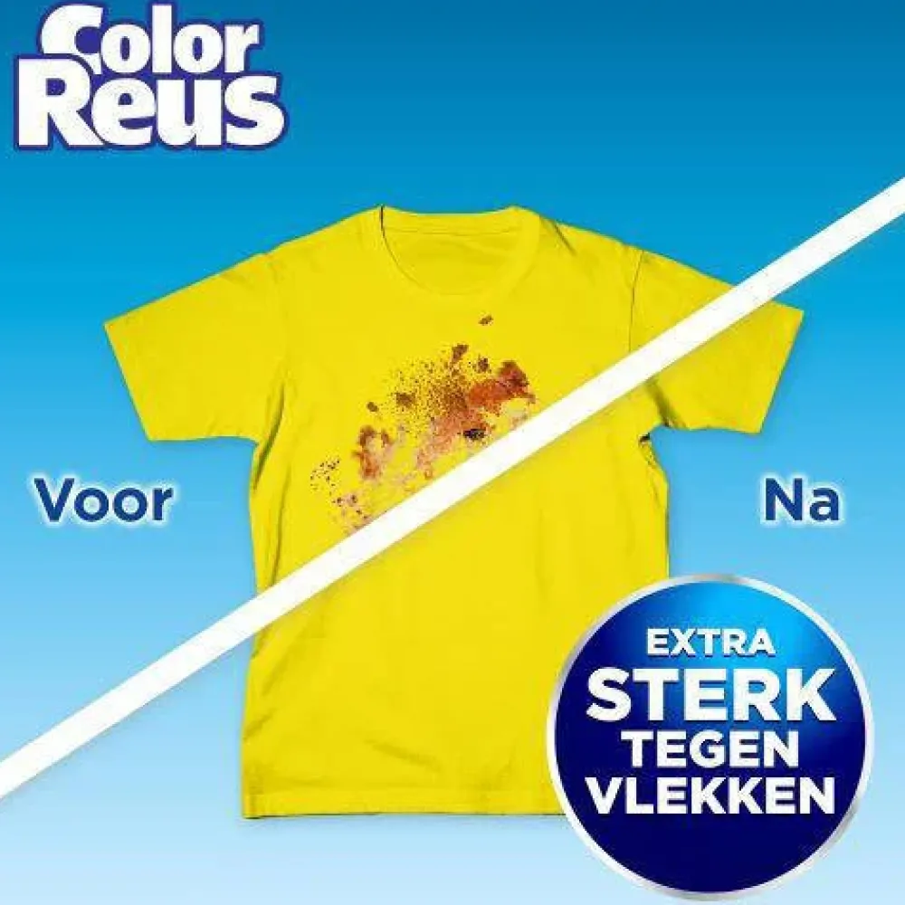 Discount Witte Reus Color Reus Gel - Vloeibaar Wasmiddel - Gekleurde Was - Voordeelverpakking - 6 X 19 Wasbeurten - 114 Wasbeurten
