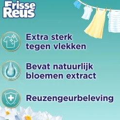 Discount Witte Reus Gel Lotus - Vloeibaar Wasmiddel - Witte Was - Voordeelverpakking - 6 X 19 Wasbeurten - 114 Wasbeurten