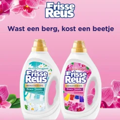 New Witte Reus Gel Orchidee - Vloeibaar Wasmiddel - Gekleurde Was - Voordeelverpakking - 6 X 19 Wasbeurten - 114 Wasbeurten