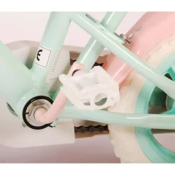 Woezel & Pip Kinderfiets 10 Inch Mintgroen/ Roze