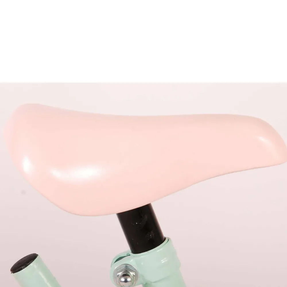 Woezel & Pip Kinderfiets 10 Inch Mintgroen/ Roze