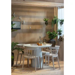 New Woood Damon Eettafel Betonlook 76Xo100