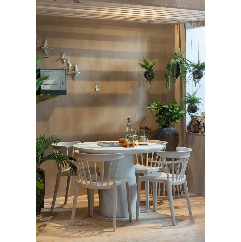 New Woood Damon Eettafel Betonlook 76Xo100