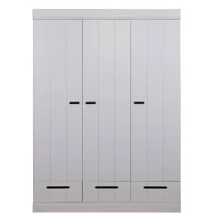 Discount Woood 3-Deurs Kledingkast Connect