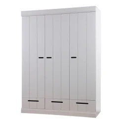 Discount Woood 3-Deurs Kledingkast Connect