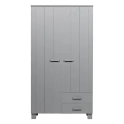 Woood 2-Deurs Kledingkast Dennis Met Laden