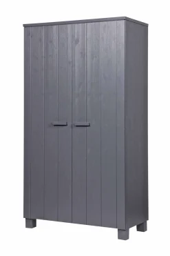 Outlet Woood 2-Deurs Kledingkast Dennis