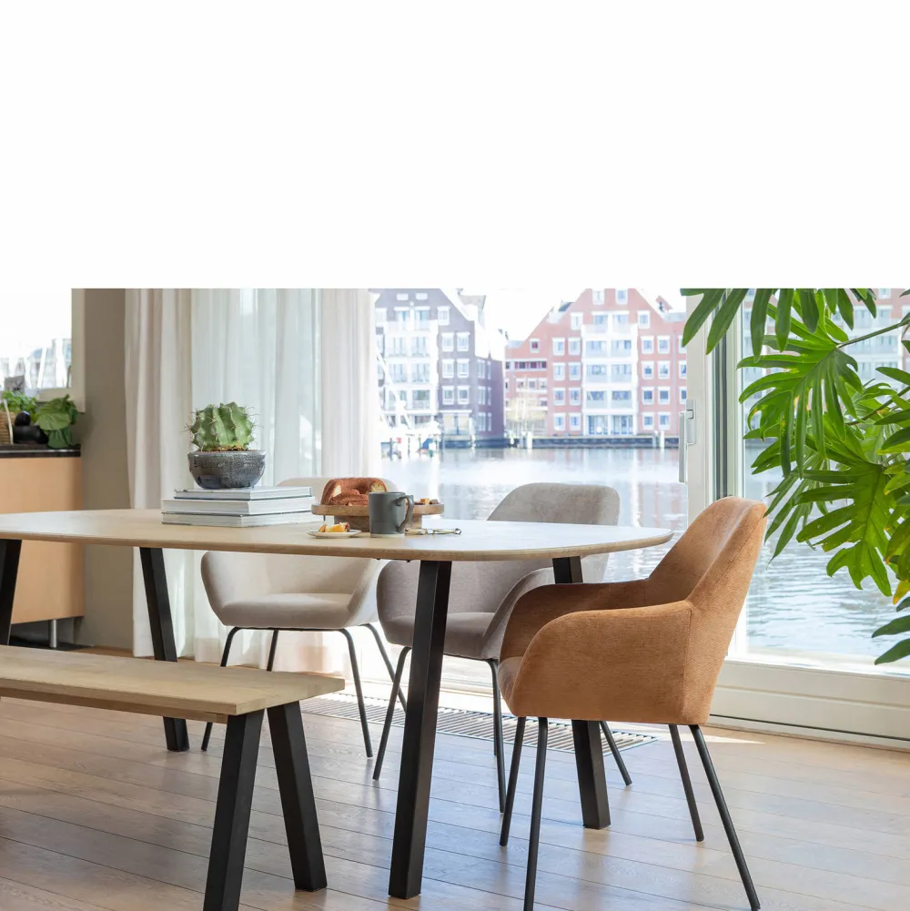 Outlet Woood Eetkamerstoel (Set Van 2) Vos