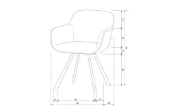 Outlet WOOOD Exclusive Eetkamerstoel Juno