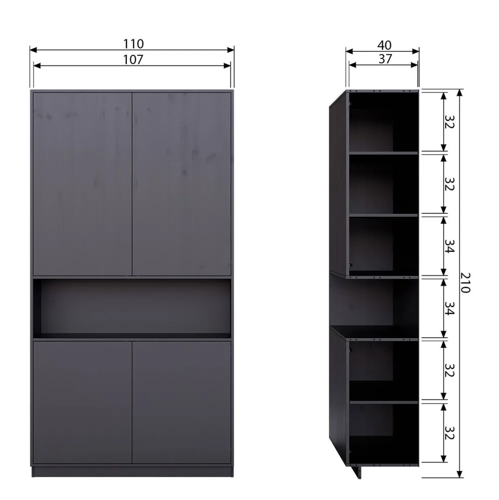 New WOOOD Exclusive Opbergkast Finca