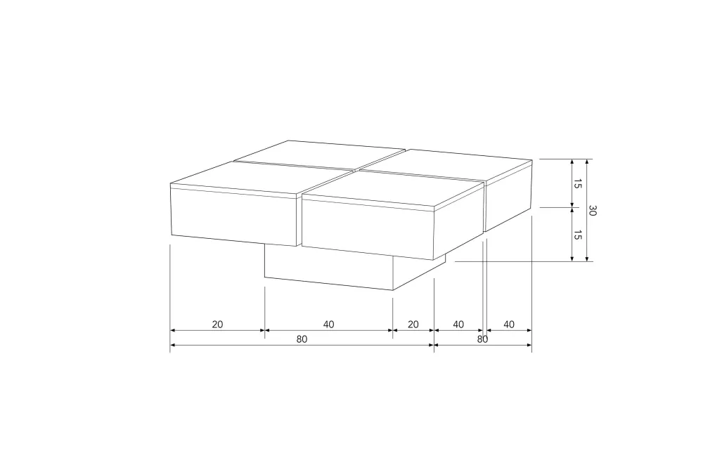 Online WOOOD Exclusive Salontafel Lyra