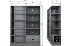 Discount WOOOD Exclusive Schuifdeurkast Swing