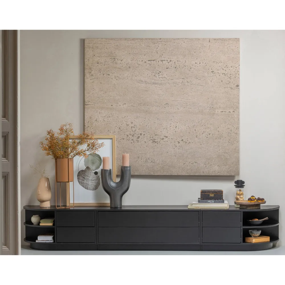 WOOOD Exclusive Tv-Meubel Finca Rond Rechts