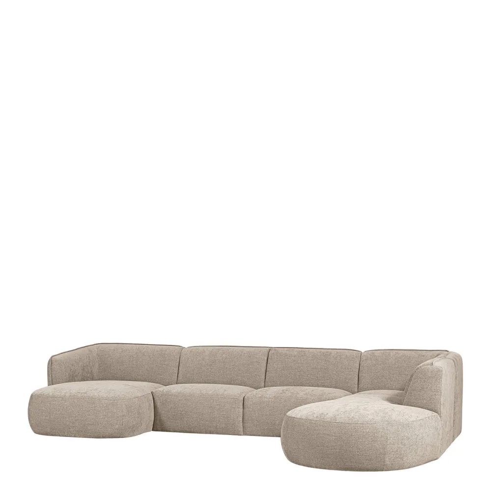 Hot WOOOD Exclusive U-Vorm Bank Rechts Polly