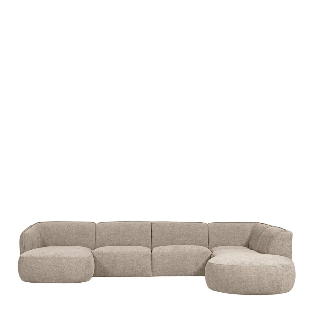 Hot WOOOD Exclusive U-Vorm Bank Rechts Polly