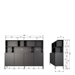 WOOOD Exclusive Wandkast Exclusive