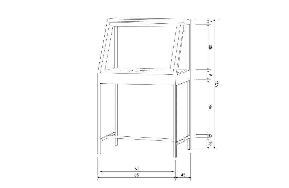 Hot WOOOD Exclusive Wandkastje Dido