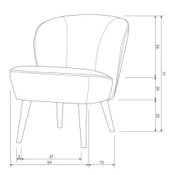 New Woood Fauteuil Sara