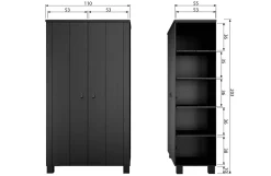 Discount Woood Kledingkast Ties